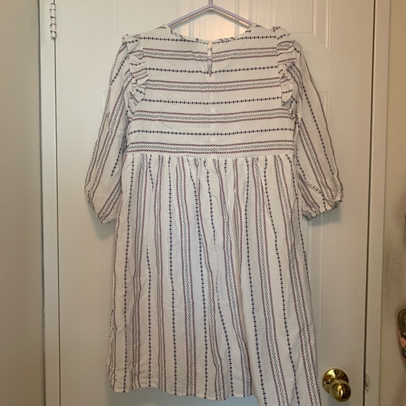 White Ruffled Dress - Picture 4 of 4